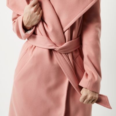 Pink robe coat